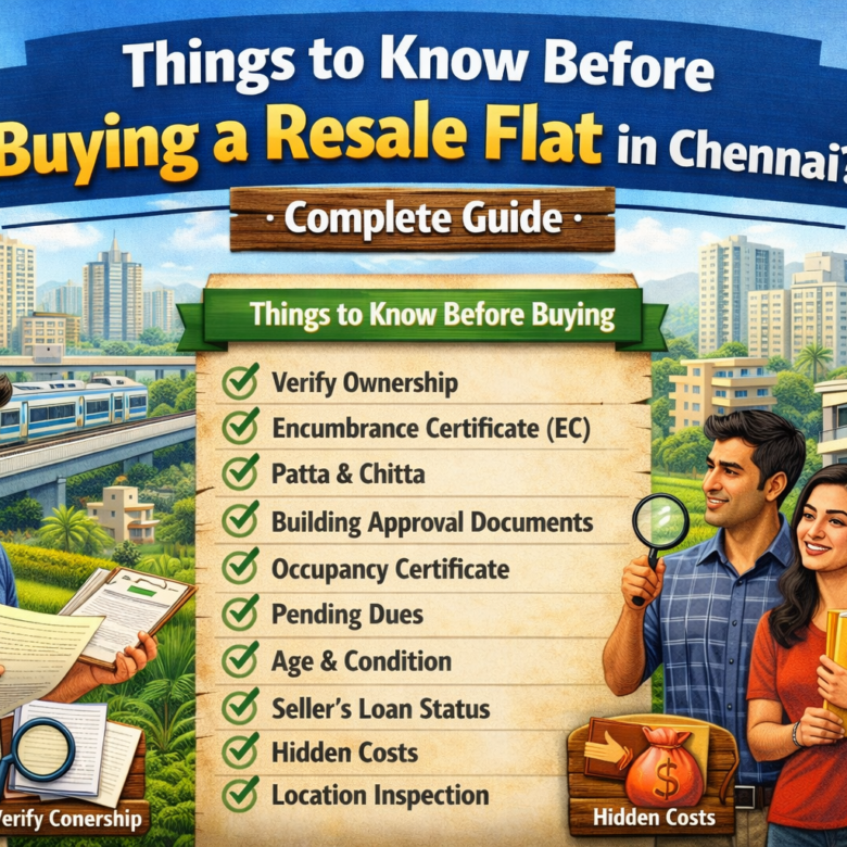 Things to Know Before Buying a Resale Flat in Chennai (Complete Guide)