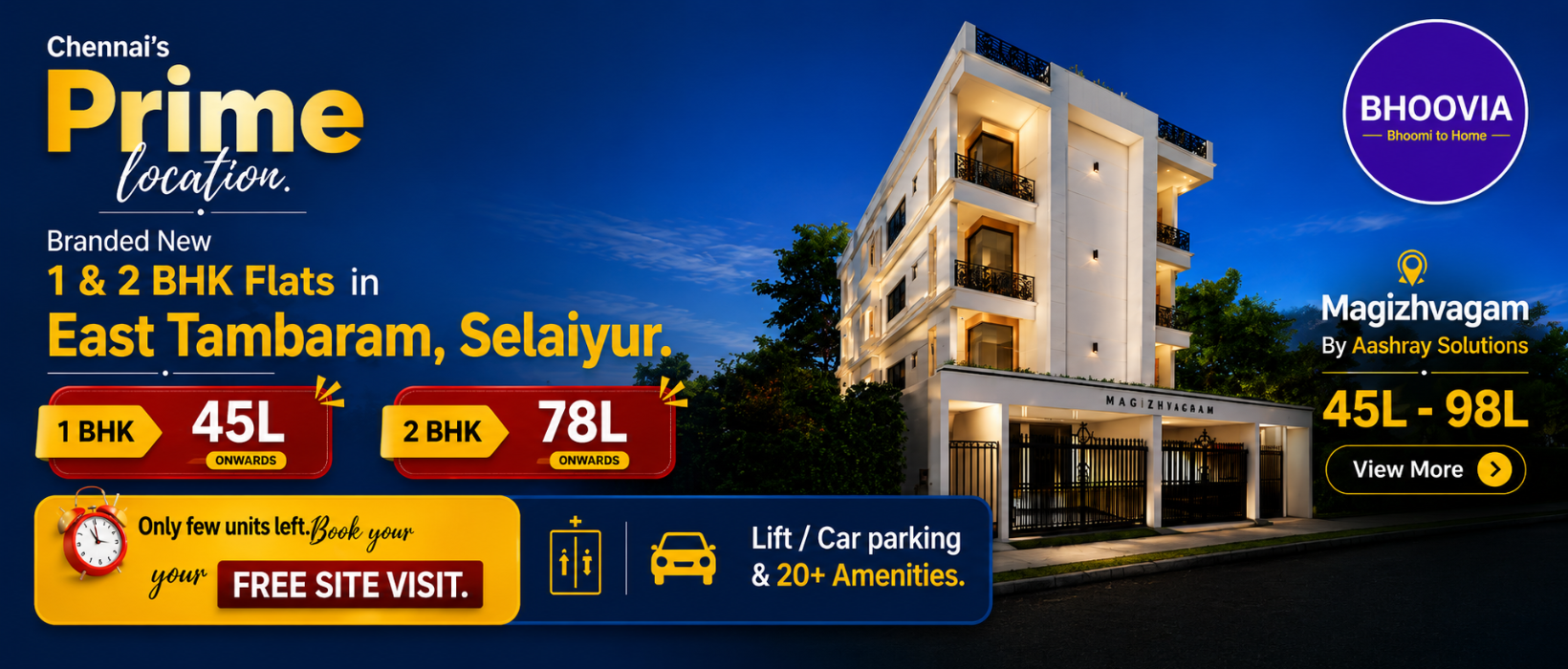 Flats for Sale in Selaiyur, East Tambaram
